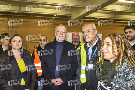 Spendensammelstelle für die Erdbebenopfer in Hannover