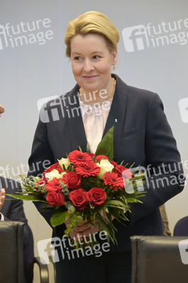 Fototermin mit Franziska Giffey nach der Abgeordnetenhauswahl in Berlin