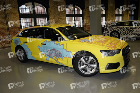 Kunstaktion von Uber zur Berlinale 2023 in Berlin