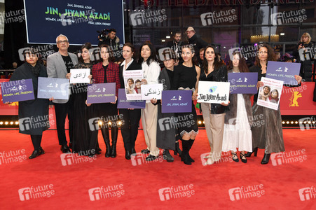 Demonstration der Solidarität mit den Menschen im Iran, Berlinale 2023