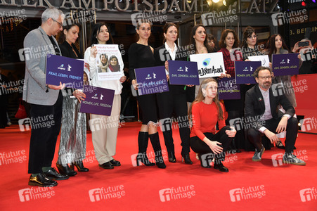 Demonstration der Solidarität mit den Menschen im Iran, Berlinale 2023