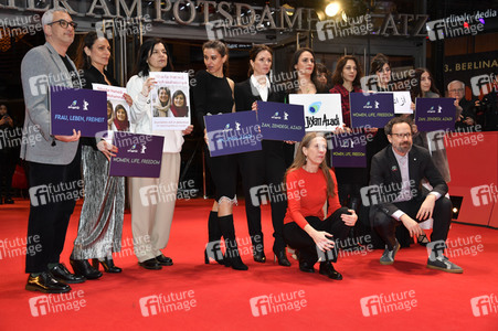 Demonstration der Solidarität mit den Menschen im Iran, Berlinale 2023