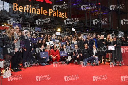 Demonstration der Solidarität mit den Menschen im Iran, Berlinale 2023