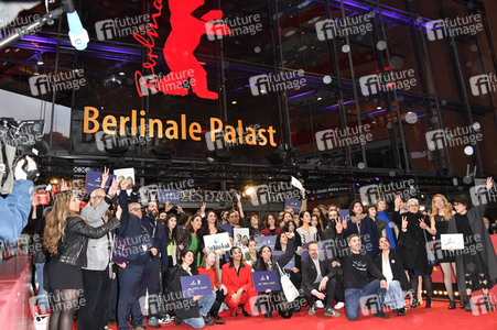 Demonstration der Solidarität mit den Menschen im Iran, Berlinale 2023