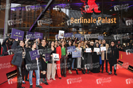Demonstration der Solidarität mit den Menschen im Iran, Berlinale 2023