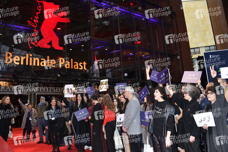 Demonstration der Solidarität mit den Menschen im Iran, Berlinale 2023