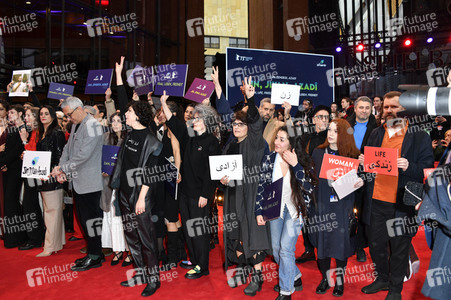 Demonstration der Solidarität mit den Menschen im Iran, Berlinale 2023