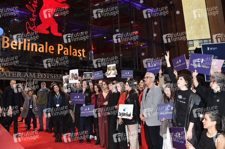 Demonstration der Solidarität mit den Menschen im Iran, Berlinale 2023