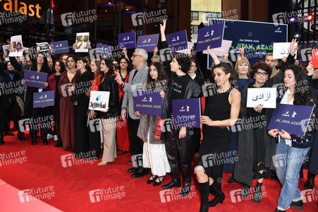 Demonstration der Solidarität mit den Menschen im Iran, Berlinale 2023