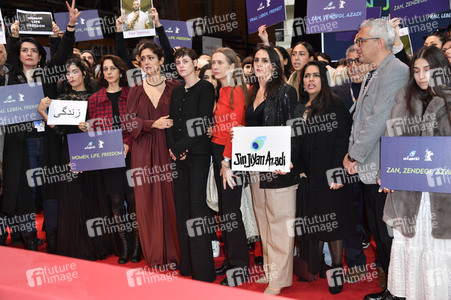 Demonstration der Solidarität mit den Menschen im Iran, Berlinale 2023