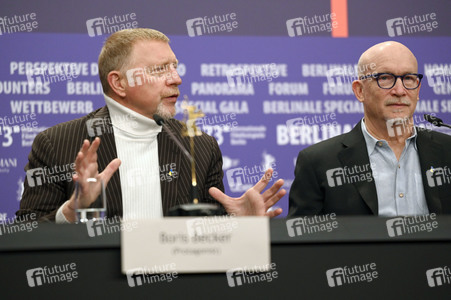 Pressekonferenz 'Boom! Boom! The World vs. Boris Becker', Berlinale 2023