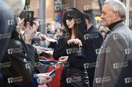 Anne Hathaway bei der Ankunft am Grand Hyatt Hotel, Berlinale 2023