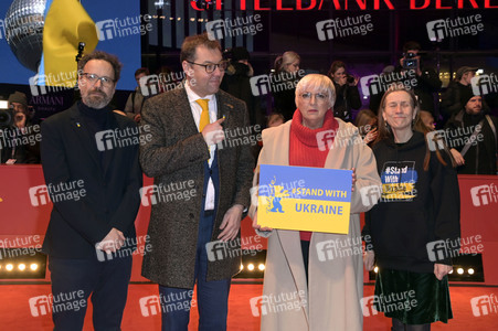Demonstration der Solidarität mit der Ukraine, Berlinale 2023