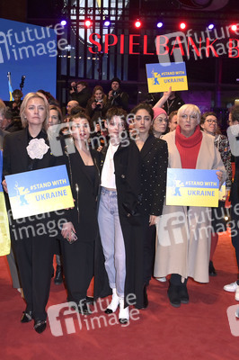 Demonstration der Solidarität mit der Ukraine, Berlinale 2023