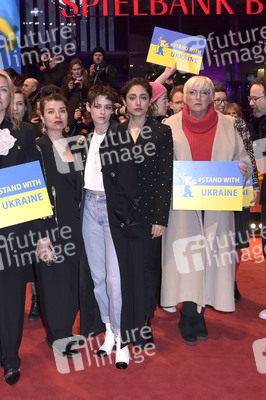 Demonstration der Solidarität mit der Ukraine, Berlinale 2023