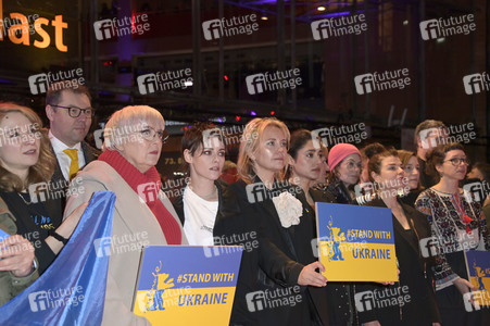 Demonstration der Solidarität mit der Ukraine, Berlinale 2023