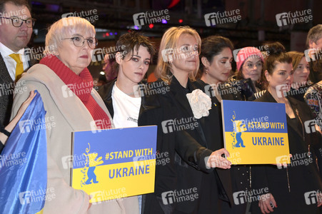 Demonstration der Solidarität mit der Ukraine, Berlinale 2023