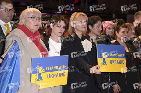 Demonstration der Solidarität mit der Ukraine, Berlinale 2023