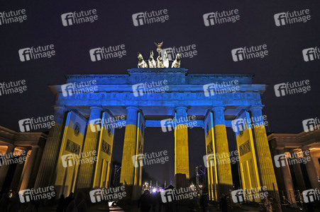 Demonstration und Kundgebung zum Jahrestag des russischen Überfalls in Berlin