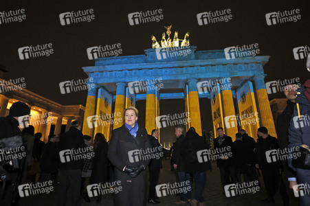 Demonstration und Kundgebung zum Jahrestag des russischen Überfalls in Berlin