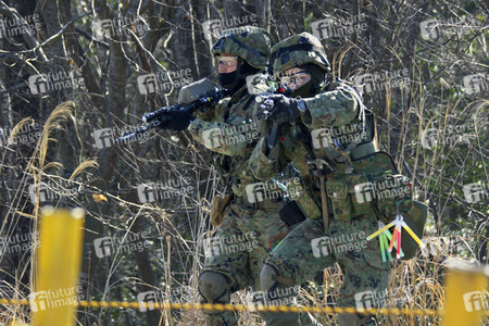Militärübung 'Dharma Guardian 22' in Takashima