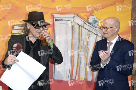 Ausstellungseröffnung in Anwesenheit von Udo Lindenberg im Bundesrat in Berlin