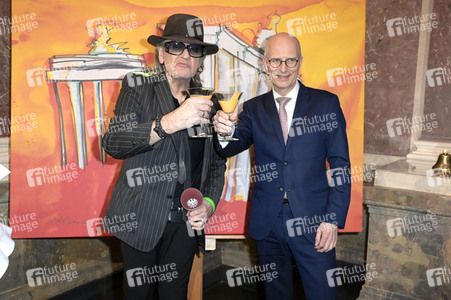 Ausstellungseröffnung in Anwesenheit von Udo Lindenberg im Bundesrat in Berlin