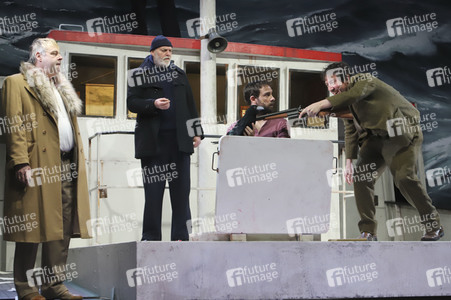 Theaterprobe 'Dat Füerschipp' in Hamburg