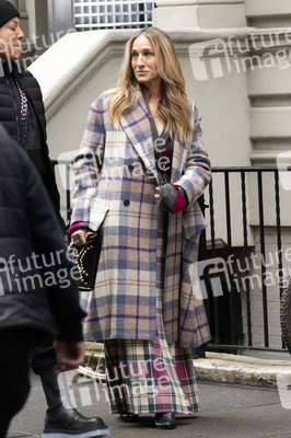 Dreharbeiten 'And Just Like That …' in New York