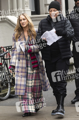 Dreharbeiten 'And Just Like That …' in New York