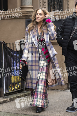 Dreharbeiten 'And Just Like That …' in New York