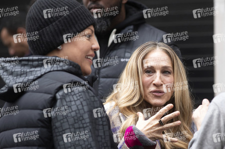 Dreharbeiten 'And Just Like That …' in New York