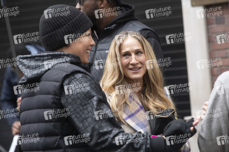 Dreharbeiten 'And Just Like That …' in New York