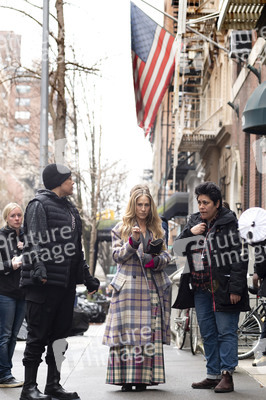 Dreharbeiten 'And Just Like That …' in New York