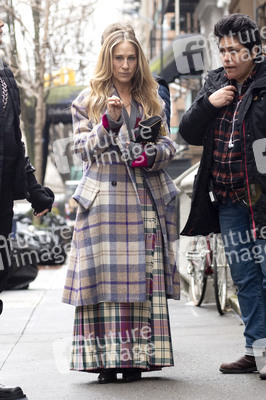 Dreharbeiten 'And Just Like That …' in New York