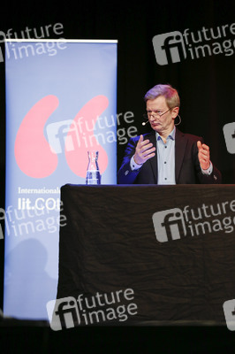 Annette Frier und Michael Kessler auf der lit.Cologne 2023 in Köln