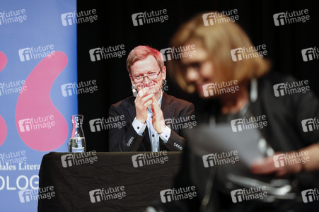 Annette Frier und Michael Kessler auf der lit.Cologne 2023 in Köln