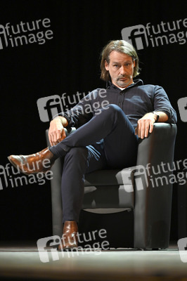 Svenja Flaßpöhler, Michel Friedman und Richard David Precht auf der lit.Cologne 2023 in Köln