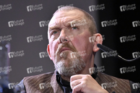 Mick Herron und Dietmar Bär auf der lit.Cologne 2023 in Köln