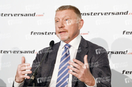 Pressekonferenz mit Boris Becker in Berlin