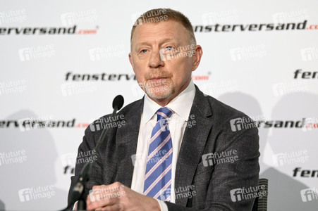 Pressekonferenz mit Boris Becker in Berlin