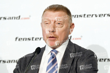 Pressekonferenz mit Boris Becker in Berlin