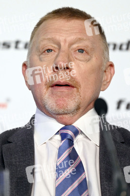 Pressekonferenz mit Boris Becker in Berlin