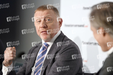 Pressekonferenz mit Boris Becker in Berlin