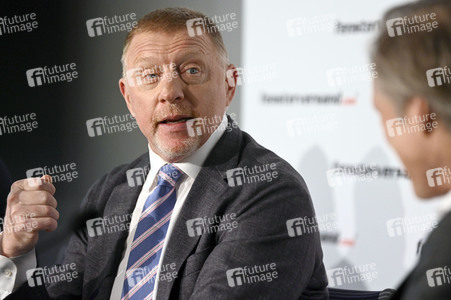 Pressekonferenz mit Boris Becker in Berlin