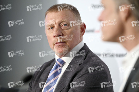 Pressekonferenz mit Boris Becker in Berlin