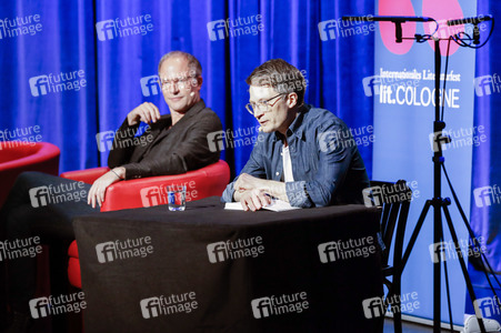 Maxim Leo und Jochen Gutsch auf der lit.Cologne 2023 in Köln