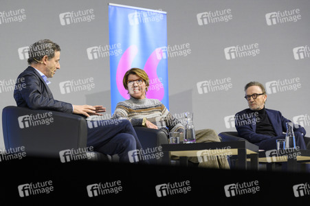 Marius Müller-Westernhagen und Friedrich Dönhoff auf der lit.Cologne 2023 in Köln