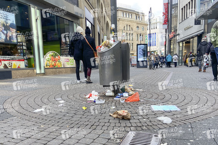 Streik der Abfallwirtschaftsbetriebe in Köln