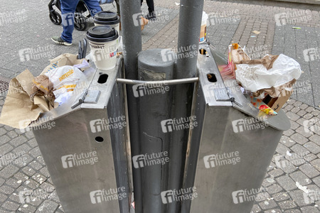 Streik der Abfallwirtschaftsbetriebe in Köln